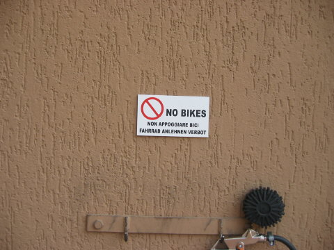 No Bikes@Mecki's (Bike-Store in Torbole)